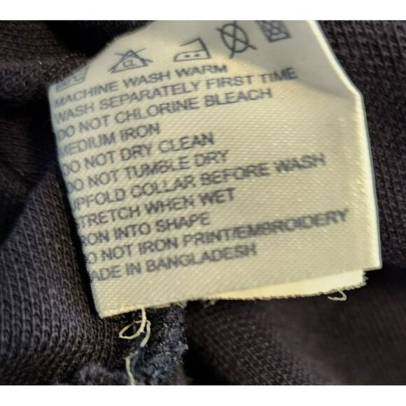 James Harvest Sportswear L Navy Piqué Polo Shirt Australia Crest Pre-owned - Picture 4 of 8